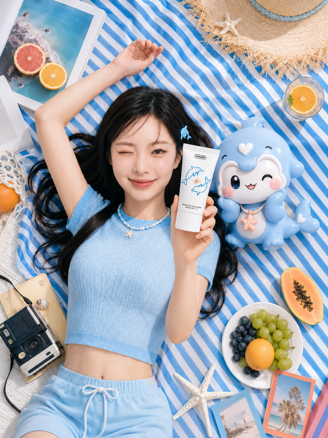 퓨어린 블루 쉴드 선크림 50ml